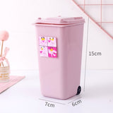 NEW Creative Trash Can Desktop Organizer Pen Holder Desktop Organizer School Office