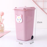 NEW Creative Trash Can Desktop Organizer Pen Holder Desktop Organizer School Office