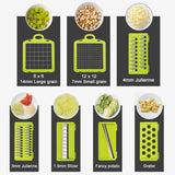 Kitchen Cook Multifunction Vegetable Cutter Gadgets Steel Blade Grater Tool