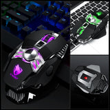 New Professional Gaming Mouse 6400 DPI LED Optical USB Wired  Computer Gamer  for PC