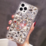 Samsung Mobile Phone With Diamond Shining Case Cover