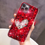 Samsung Mobile Phone With Diamond Shining Case Cover