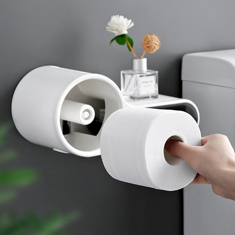 Bathroom Storage Waterproof Toilet Tissue Box Wall Roll Paper Box