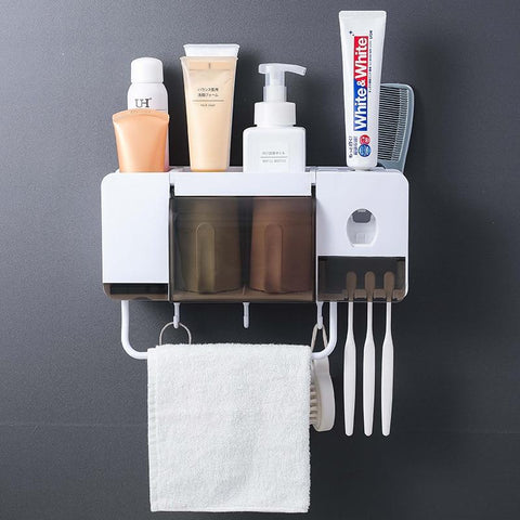Bathroom Storage Toothbrush Holder Toothpaste Squeezer Household Items