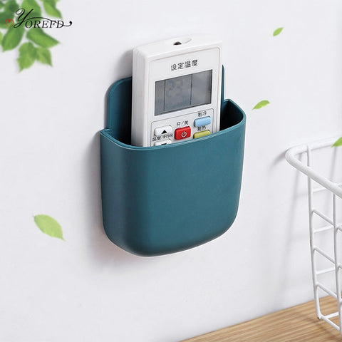 Wall Mounted Remote Holder Multi-function Wall Shelf Organizer