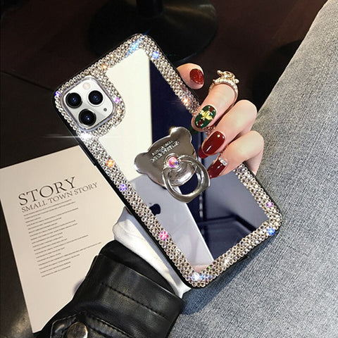 Crystal Bling Mirror Phone Case For IPhone Phone