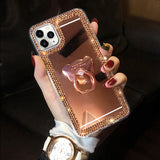 Crystal Bling Mirror Phone Case For IPhone Phone