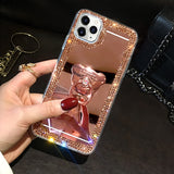 Crystal Bling Mirror Phone Case For IPhone Phone