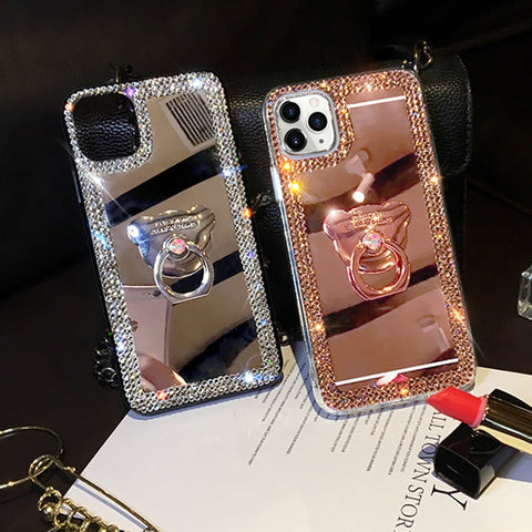 Crystal Bling Mirror Phone Case For IPhone Phone