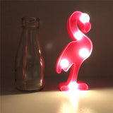 Night Lights LED Illuminated Flamingo Unicorn Pendant Lamp