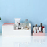 Bathroom Plastic Makeup Organizer Box Cosmetics Storage Container