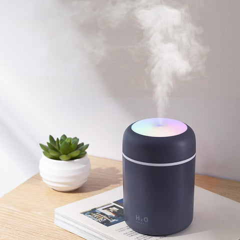 Portable Mini Air Humidifier 300ml Ultrasonic Aroma Essential Oil Diffuser USB