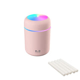 Portable Mini Air Humidifier 300ml Ultrasonic Aroma Essential Oil Diffuser USB