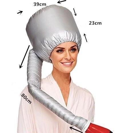 Bathroom Hair Drying Cap Bonnet Hood Hat Womens Blow Dryer