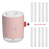 Portable Ultrasonic Humidifier 500ML Snow Mountain H2O USB Office