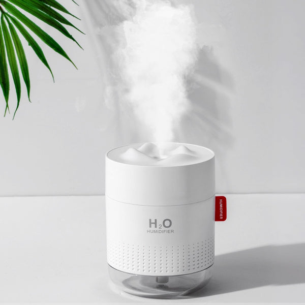 Portable Ultrasonic Humidifier 500ML Snow Mountain H2O USB Office