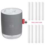 Portable Ultrasonic Humidifier 500ML Snow Mountain H2O USB Office