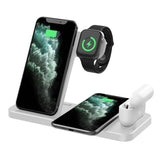 15W Fast 4 In 1 Wireless Charger Phone Apple Watch Charging Stand