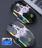 Wireless Computer Gamer Silent Rechargeable USB Mouse