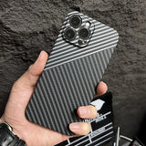 Luxury Ultra Thin Carbon Fiber Texture Matte Case for IPhone