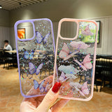 Butterfly Cute Cartoon Soft Silicone Clear Phone Case for IPhone