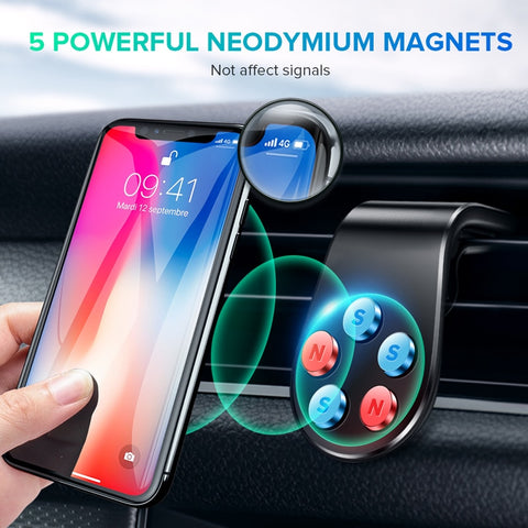 Smartphone Magnetic Car Phone Holder Mobile Mount Cell Stand