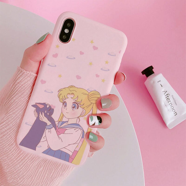 Sailor Moon Phone Case for Samsung Cute Soft Back Cover