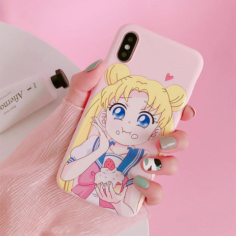 Sailor Moon Phone Case for Samsung Cute Soft Back Cover