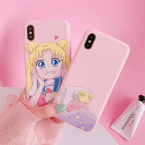 Sailor Moon Phone Case for Samsung Cute Soft Back Cover