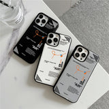 Fashion Sports Brand Shoelace Label Phone Case for IPhone