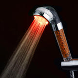 Shower Faucets RGB 7 Colorful LED Light Water Bathroom Filtration Shower - honeylives