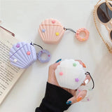 Silicone Case for Airpods Cute Case Protective Cover Bluetooth Phone