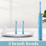 Bathroom Sonic Electric Toothbrush Rechargeable Waterproof  USB Charger