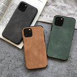 Suede Leather iPhone Case