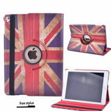 Ipad Tablet Case Degree Rotating Leather Case