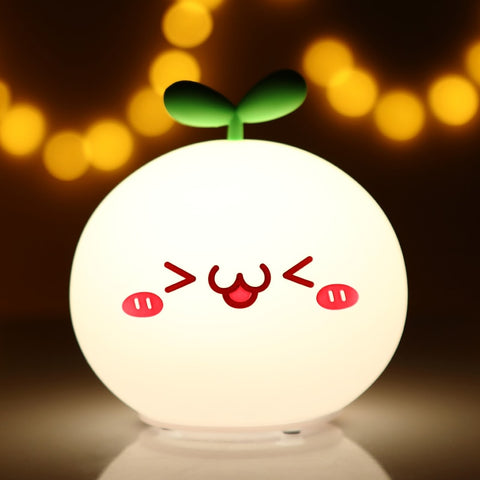 USB LED Lamp Soft Silicon Touch Sensor Cartoon Cute Night Light