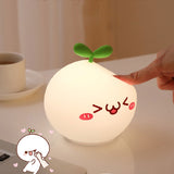 USB LED Lamp Soft Silicon Touch Sensor Cartoon Cute Night Light