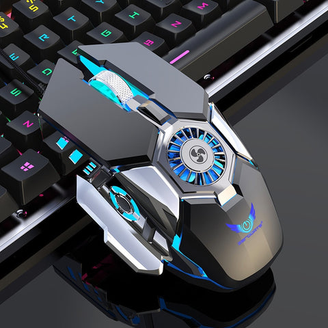 USB Wired Gaming Mouse Mechanical Feel PC