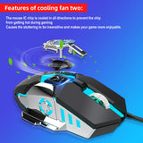 USB Wired Gaming Mouse Mechanical Feel PC