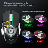 USB Wired Gaming Mouse Mechanical Feel PC