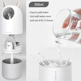 Ultrasonic Air Humidifier Aroma Air  Colors LED Lamp Office