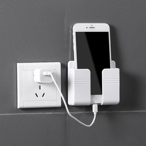 Wall Mounted Mobile Phone Charging Organizer Storage Box