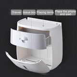 Bathroom Waterproof Toilet Paper Holder Plastic Paper Holder Storage Box