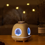 White Aroma Air Humidifier for Home Essential Oil Diffuser Office