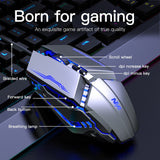 Wired Gaming Mouse Button DPI USB Mute Computer Mouse Gamer