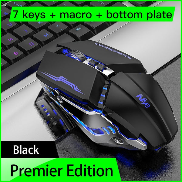 Wired Gaming Mouse Button DPI USB Mute Computer Mouse Gamer