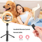 Wireless Bluetooth Selfie Stick Foldable Handheld Remote Shutter Monopod Phone