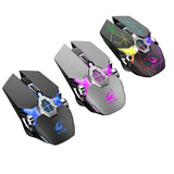 Wireless Gaming  USB Rechargeable Mute Backlight Mouse