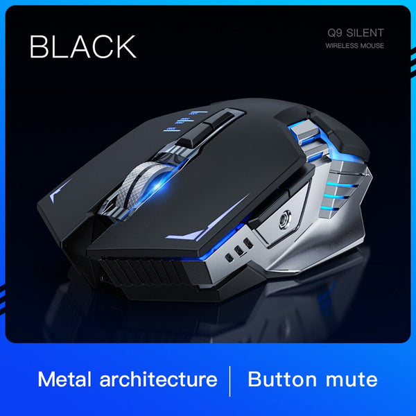 Wireless  Ergonomic Computer Gamer Mouse Mute Rechargeable