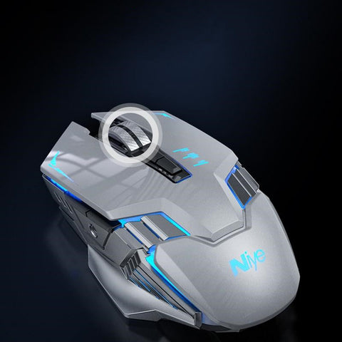 Wireless  Ergonomic Computer Gamer Mouse Mute Rechargeable